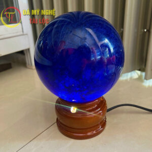 Quả Cầu Phong Thủy Đá Osibian Xanh