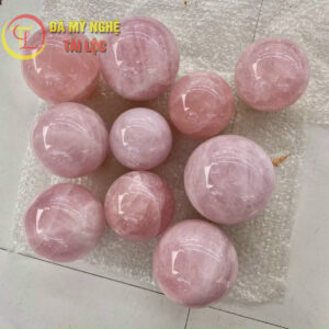 Quả Cầu Phong Thủy Thạch Anh Hồng %Đá Mỹ Nghệ Tài Lộc% 60a671ec6321a57ffc30