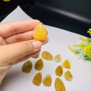 Mặt Hồ Ly Chúa Thạch Anh Tóc