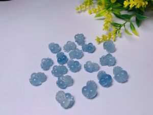 Hồ Ly Chúa Đá Aquamarine %Đá Mỹ Nghệ Tài Lộc% Hồ Ly Chúa đá