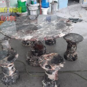 Bàn Ghế Đá Tự Nhiên - Bàn Ghế Đôn Tròn %Đá Mỹ Nghệ Tài Lộc% 72a8f84e19dcc4829dcd3