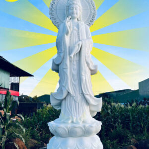 Tượng Phật Quan Âm bằng đá cẩm thạch %Đá Mỹ Nghệ Tài Lộc% 7515f2758c3d55630c2c1