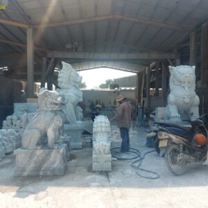 Tượng Kỳ Lân Việt Nam Đá Cẩm Thạch %Đá Mỹ Nghệ Tài Lộc% fe6bd4c11689cad793985