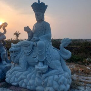 Tượng Địa Tạng Vương Bồ Tát Cưỡi Đề Thính %Đá Mỹ Nghệ Tài Lộc% 15960c482277fe29a766144