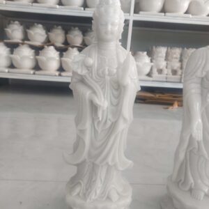 Bộ Tượng Tam Thánh Đá Cẩm Thạch %Đá Mỹ Nghệ Tài Lộc% Dai the chi bo tat