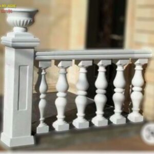 Lan Can Đá Cẩm Thạch Trắng %Đá Mỹ Nghệ Tài Lộc% IMG 1680341151187 1680360994515 1