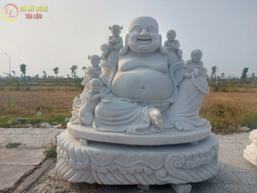 Tượng Phật Di Lặc Bằng Đá Cẩm Thạch