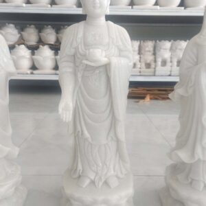 Bộ Tượng Tam Thánh Đá Cẩm Thạch %Đá Mỹ Nghệ Tài Lộc% tuong phat tich ca