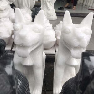 Tượng Chó Đá Cẩm Thạch Trắng %Đá Mỹ Nghệ Tài Lộc% a140185a2605f85ba11416