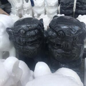 Tượng Kỳ Lân Quay Đầu Đá Cẩm Thạch Đen %Đá Mỹ Nghệ Tài Lộc% edd26983e1c7319968d62