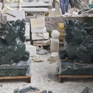 tượng Tỳ Hưu đá xanh Ấn Độ