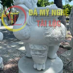 Lư Hương Đá cao 1m, Chạm Rồng Phượng, Bền Đẹp Ngoài Trời %Đá Mỹ Nghệ Tài Lộc% Lu huong da cao 1m 3