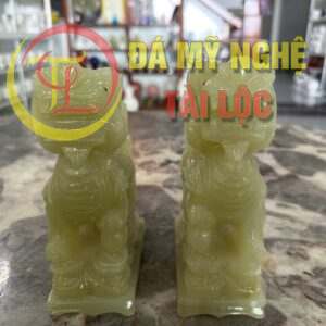 Tượng Kỳ Lân Phong Thủy Để Bàn Bằng Đá Ngọc Onyx Xanh %Đá Mỹ Nghệ Tài Lộc% Tuong ky lan phong thuy de ban