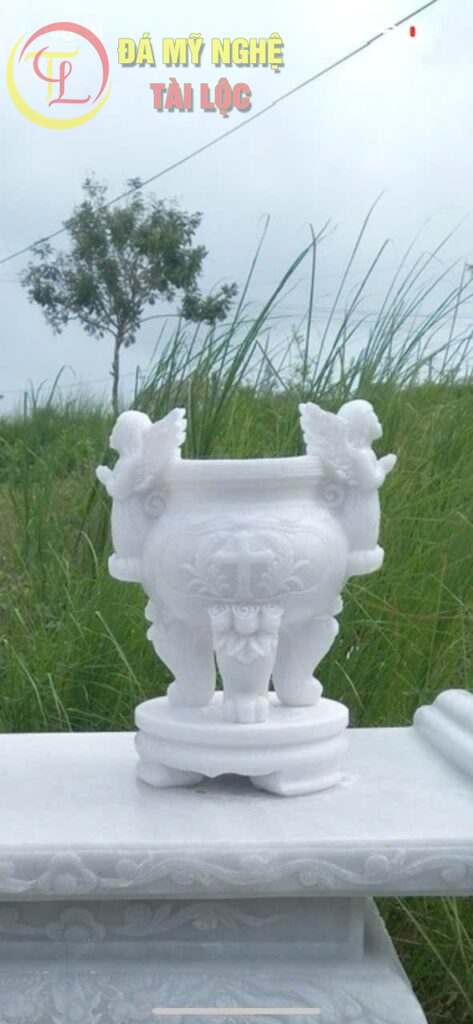 Lư hương đá Công Giáo – Biểu tượng đức tin %Đá Mỹ Nghệ Tài Lộc% Mẫu lư hương đá công giáo 2