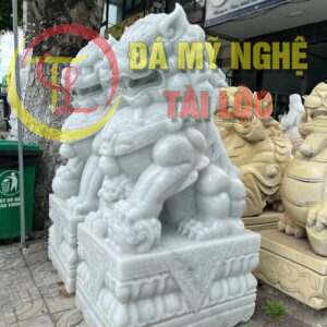 Tượng Kỳ Lân Đá Cao 1m2 %Đá Mỹ Nghệ Tài Lộc% ky lan da 1m2